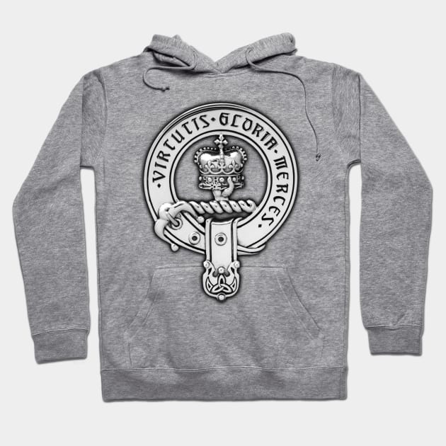 Clan Donnachaidh (Robertson) Crest Badge Hoodie by Taylor'd Designs